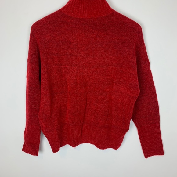 NEW Express Red Mock Neck Sweater Size XS - Picture 5 of 6